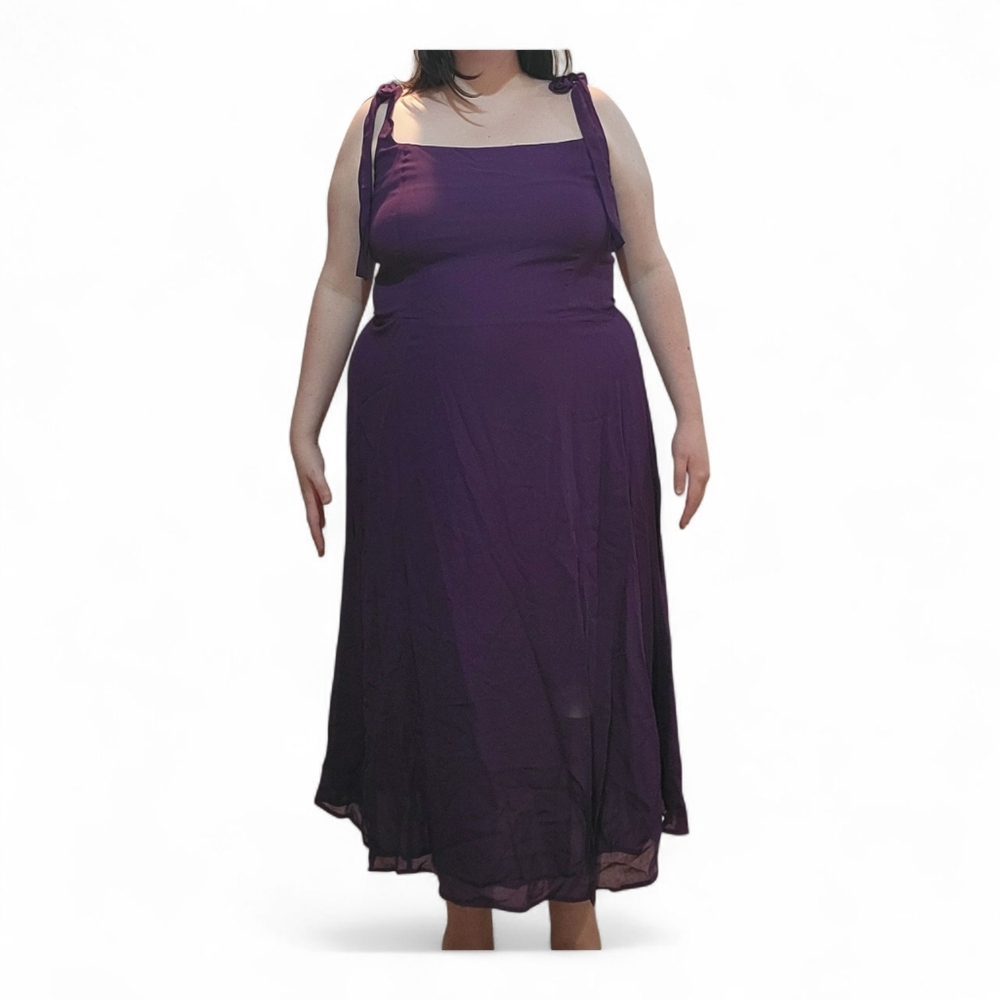 REFORMATION TWILIGHT DRESS IN RAISIN NWT